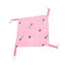 Sommer Hamster Hängematte Atmungsaktives Hängendes Hamsterbett für Hamster Kätzchen Chinchillas 20x20cm 7.9x7.9in