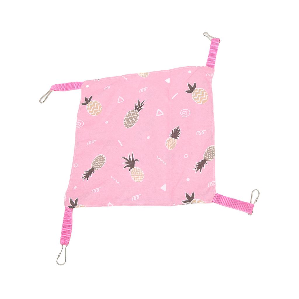 Sommer Hamster Hängematte Atmungsaktives Hängendes Hamsterbett für Hamster Kätzchen Chinchillas 20x20cm 7.9x7.9in