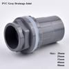 1Pc 20/25/32/40/50mm PVC Water Tank Connector, Thicken Fish Tank Drain Joint Aquarium Inlet Outlet Supply Pipe Joint Fittings