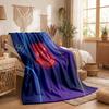 Stoke City Football Print Flannel Blanket Soft Warm Sofa Bed Throw Blanket For Home Office Bedroom