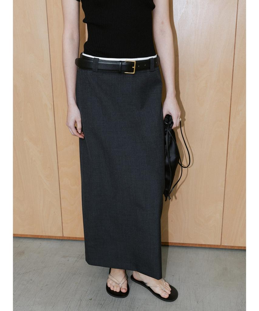 Diaepeocheo Bo H Line Skirt Gray (Ta6427A073)
