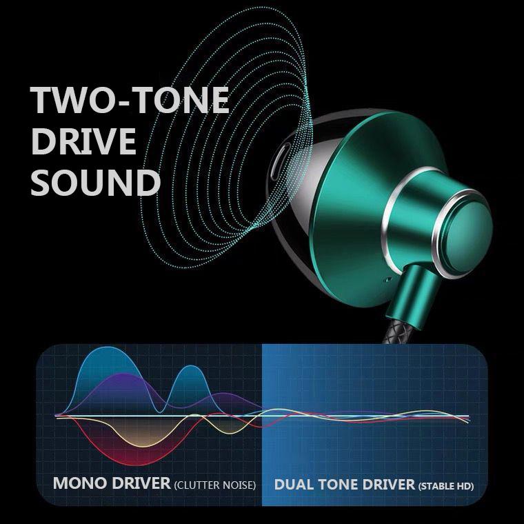 New Type-c 3.5mm In-Ear Wired Headphone Hifi Stereo Sport Music Earbud Handfree Headset Earphones with HD Mic For Xiaomi Samsung