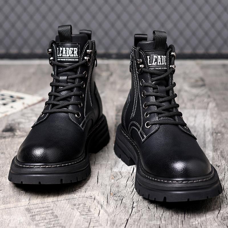 Snow Boots New Winter Velvet Warm Martin Boots Men's Boots Wool High-top Men's Shoes Cotton Shoes 2025