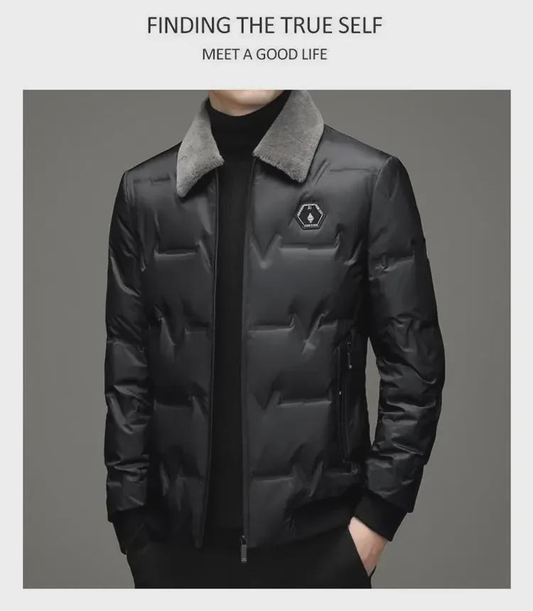 Men's Winter Cotton Coat: Warm, Thick, and Loose Casual Fit for Middle-Aged and Elderly Dads