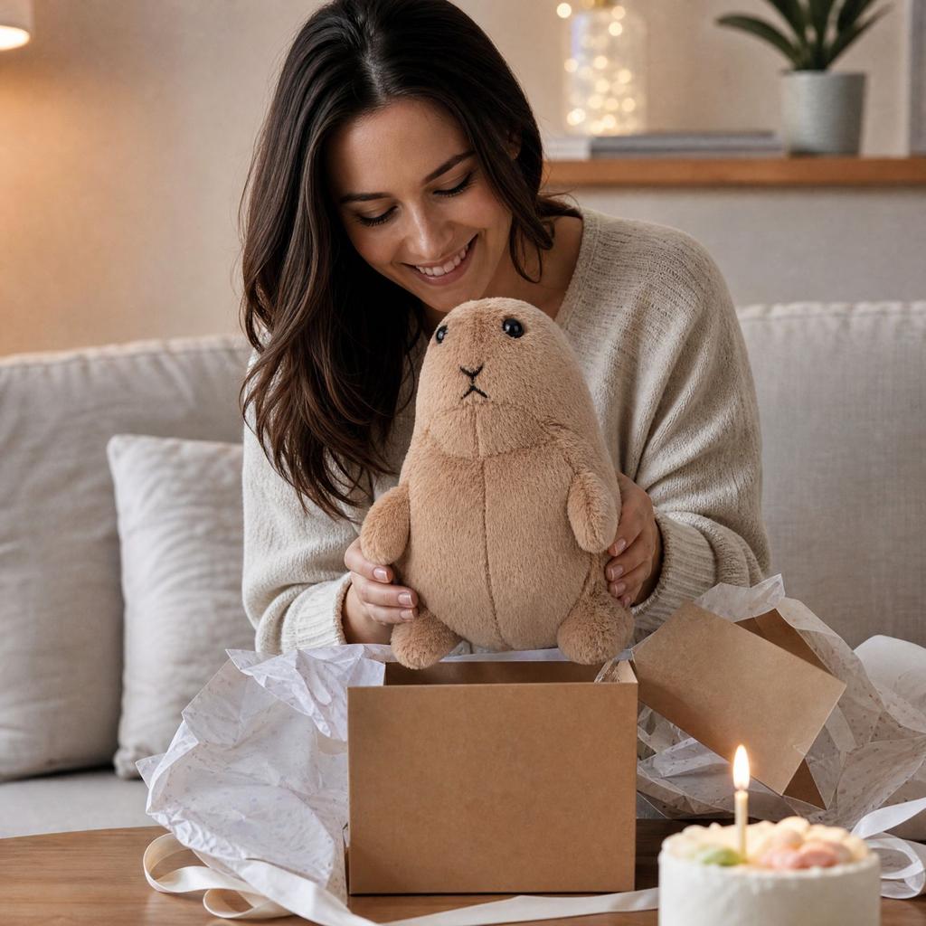 Cute Soft Plush Toy Stuffed Animal for Home Decor, Play and Birthday Gifts for Kids and Adults
