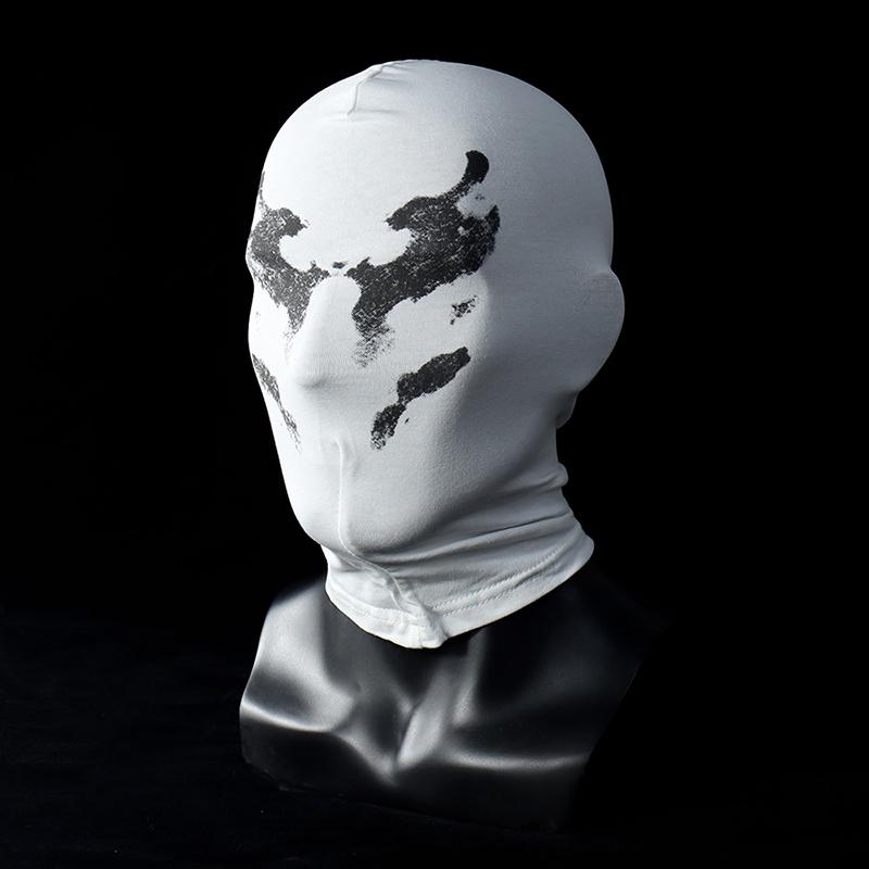 New Arrive Watchmen Rorschach Headgear Movie Masquerade Masks Cosplay Printed Headgear Costume Accessories Mask