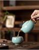 Ru Kiln Ice Crackle Glaze Tea Bowl – High-End Gongfu Ceramic Cup for Personal Use
