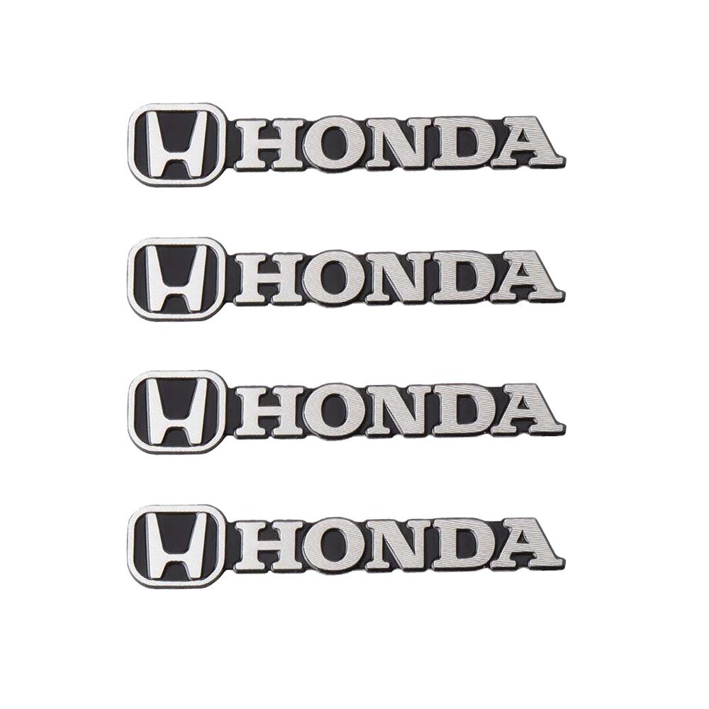 

2/4pcs 3D Aluminum Stying Car Audio Speaker Emblem Sticker Auto Decoration For Honda Civic 10th 11th Gen Hrv Jazz Fit Crv Jazz