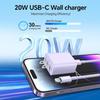 Xiaomi 4 Pack Charger Fast Charging,USB C Wall Charger, 20W Type C Wall Charger Block with 6FT USB C To L Cable For iPhone 17 For iPad