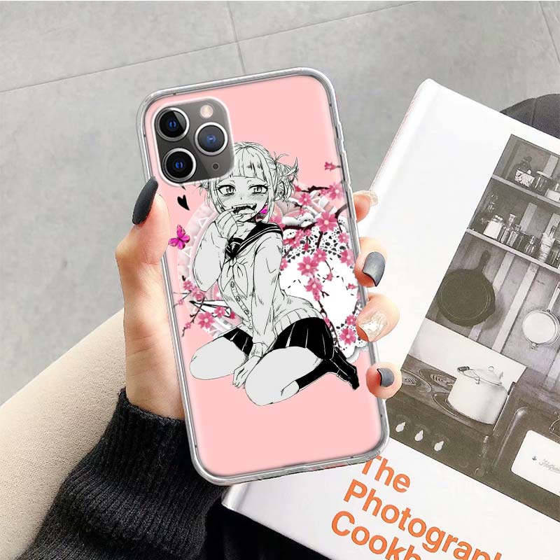 Anime Himiko Toga Boku cute Phone Case For Apple iPhone 17 Air 16 15 Plus 14 + 13 Mini 12 11 Pro Max 7 8 SE 16Max Soft Shell Cov