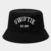New SWIFTIE embroidered bucket hat trendy summer fashion fans fan hat couple sunscreen basin hat breathable