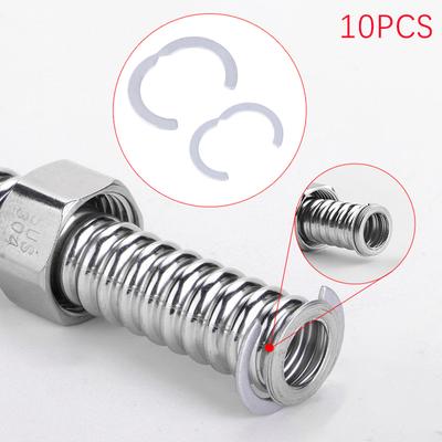 10Pc Solar Stainless Steel Corrugated Pipe Segment Rings Dn16 Dn20 Dn25 Dn32 Solar Corrugated Pipe Special Circlip Solar Parts