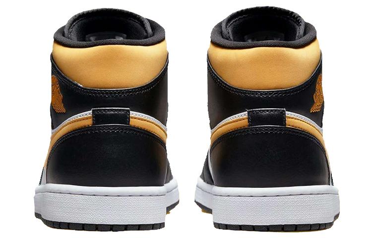 Air Jordan 1 Mid 'Black University Gold' 554724-177