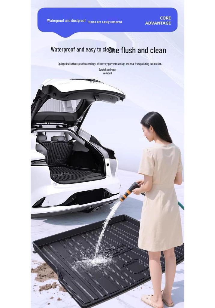 Leapmotor A10 Trunk Mat: Tail Box TPE Mat for 26 Models - Car Accessories and Decoration