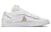 Nike Blazer Low Sacai Λευκό Δέρμα Πατέντας DM6443-100