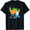 The Simpsons Homer and Barney Cheers To St. Patrick’s Day Cotton Men T Shirt
