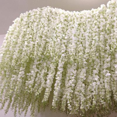 120 cm künstliche Wisteria-Blume, Rattan-Rebe, Hochzeit, Zuhause, Party, DIY-Dekoration