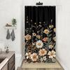 Vintage Boho Floral Shower Curtain, Cute Retro Bohemian Flower Botanical Aesthetic Decorative Shower Curtain Set with Hooks