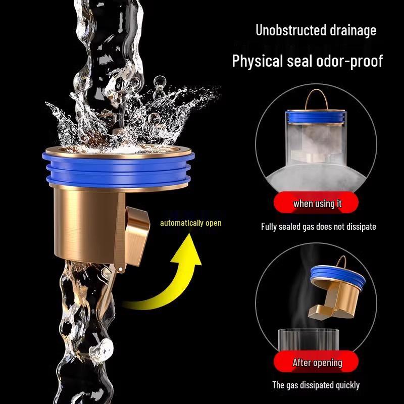 Universeller Bodenablauf Geruchsblocker & Filterabdeckung für Badezimmerrohre