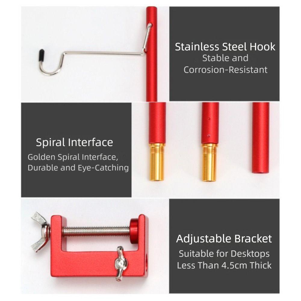 Detachable Camping Lantern Stand Aluminum Alloy Lantern Hangers New Tent Lamp Stand Fishing