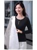 Autumn Korean Style Women's Slim-Fit Long Sleeve Round Neck T-shirt