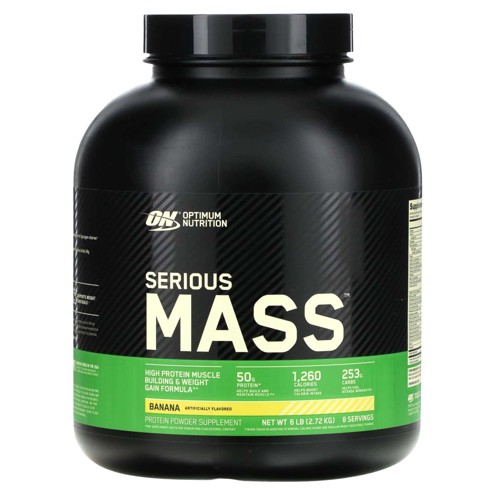 

Serious Mass™, Banana, 2.72Kg(6Lb)