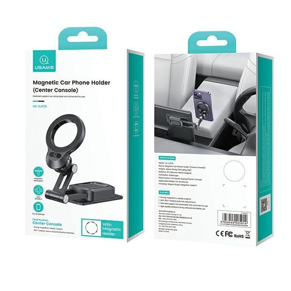 Usams Uchwyt Magnetyczny Składanyus-Zj076 Na Deskę Rozdz. Czarny/Black Zj76Zj01