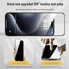 Apple 15 Pro Max Tempered Privacy & Anti-Blue Light Screen Protector for iPhone Models 13, 14 Pro, 16 Plus, and 12/17.