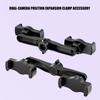 Adjustable Rotatable Phone Stand Universal Double Position Phone Clamp Mount Tripods Accessories for Double Camera Positions