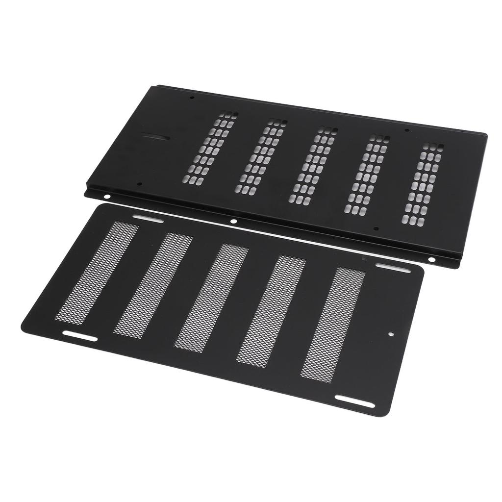 16x9in Crawl Space Vent Cover   With Damper Screen Heavy Duty Metal   Vent Grille Cover For RV Trailer Yacht Garage