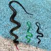 Yousheng Fake Snake Toy, Realistic Rubber Snake with Tongue Out, 17.7-39.4 Inch Lifelike Garden Decor, Bird Deterrent Stress Relief Prank Gift