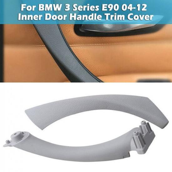 Left Side Inner Outer Door Panel Handle Pull Trim Cover For BMW E90 328i 325i C