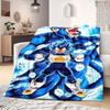 Dragon Ball Z Print Blanket Warm Comfortable Flannel Blanket Suitable for Bedrooms,Sofas, Beds,Chairs,Travel 28