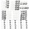 Car Trunk Logo Sticker Decoration Accessories For Volvo Rdesign Polestar AWD S60 S60L XC60 XC90 CX40 V60 S80 S80L B6 B8 T8 D8 B5