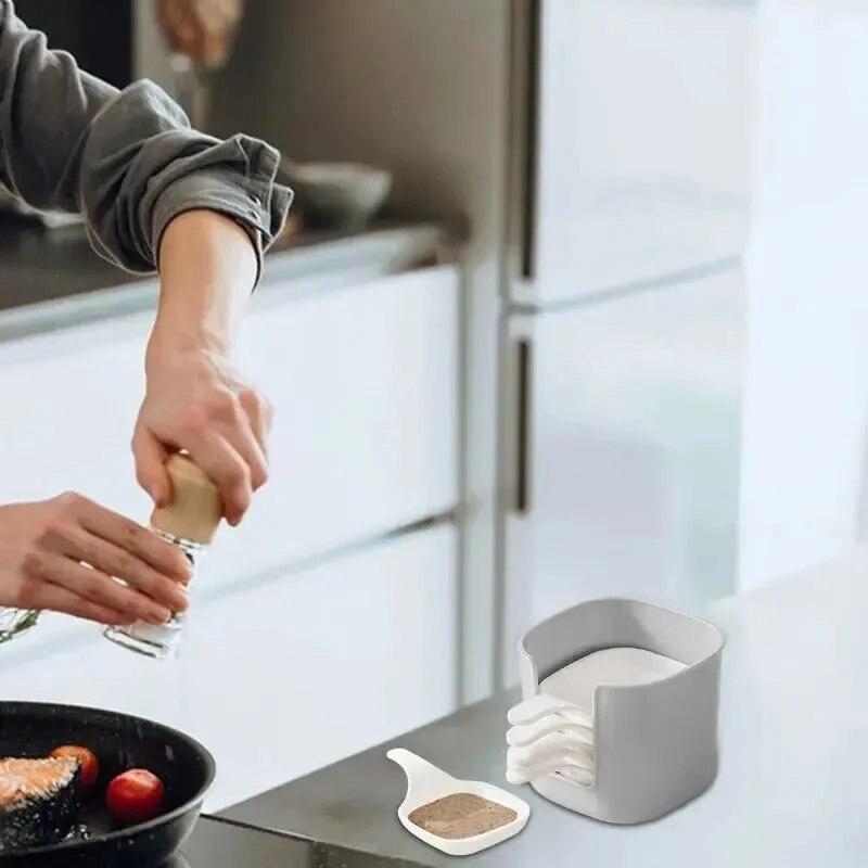 6 Pieces Sauce Serving Bowls with Stacked Storage Box Dipping Bowls with Handle for Candy Dessert Appetizer Nuts Seasonings