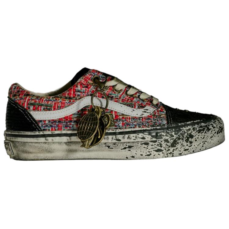 Vans LX OLD SKOOL Skateboardové boty Unisex Černá Bílá Červená VN000D9VBOS