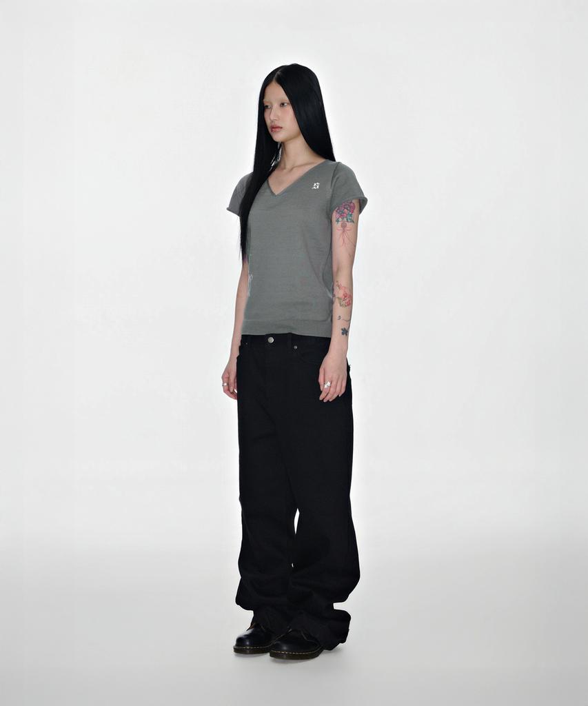 Soheul Cr Back Knit V-T (Deep)