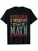 English Is Important, But Math Is Even More Crucial. This Fun Teacher T-Shirt Is Perfect for Everyone, Suitable for All Genders And Seasons, Ideal for