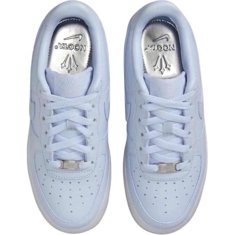 NOCTA X Nike Air Force 1 Slip Resistant Abrasion Resistant Low Top Kids' Skateboarding Shoes Light Purple Sneakers HQ1772-500