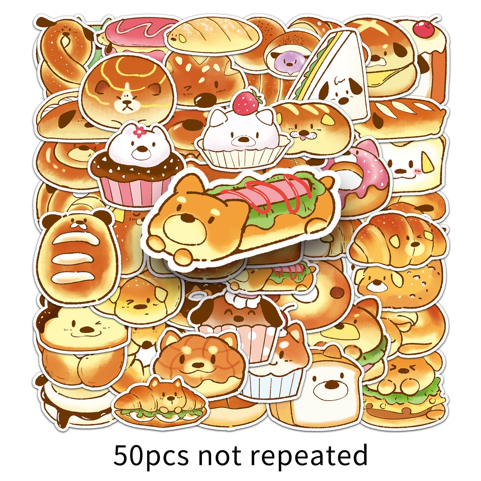 

50 Cute Original Cartoon Dog Stickers for Bikes, Journals, Speakers & Cameras