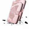 Flip case for Oppo Reno 12FS / 12F, Butterfly, rose gold