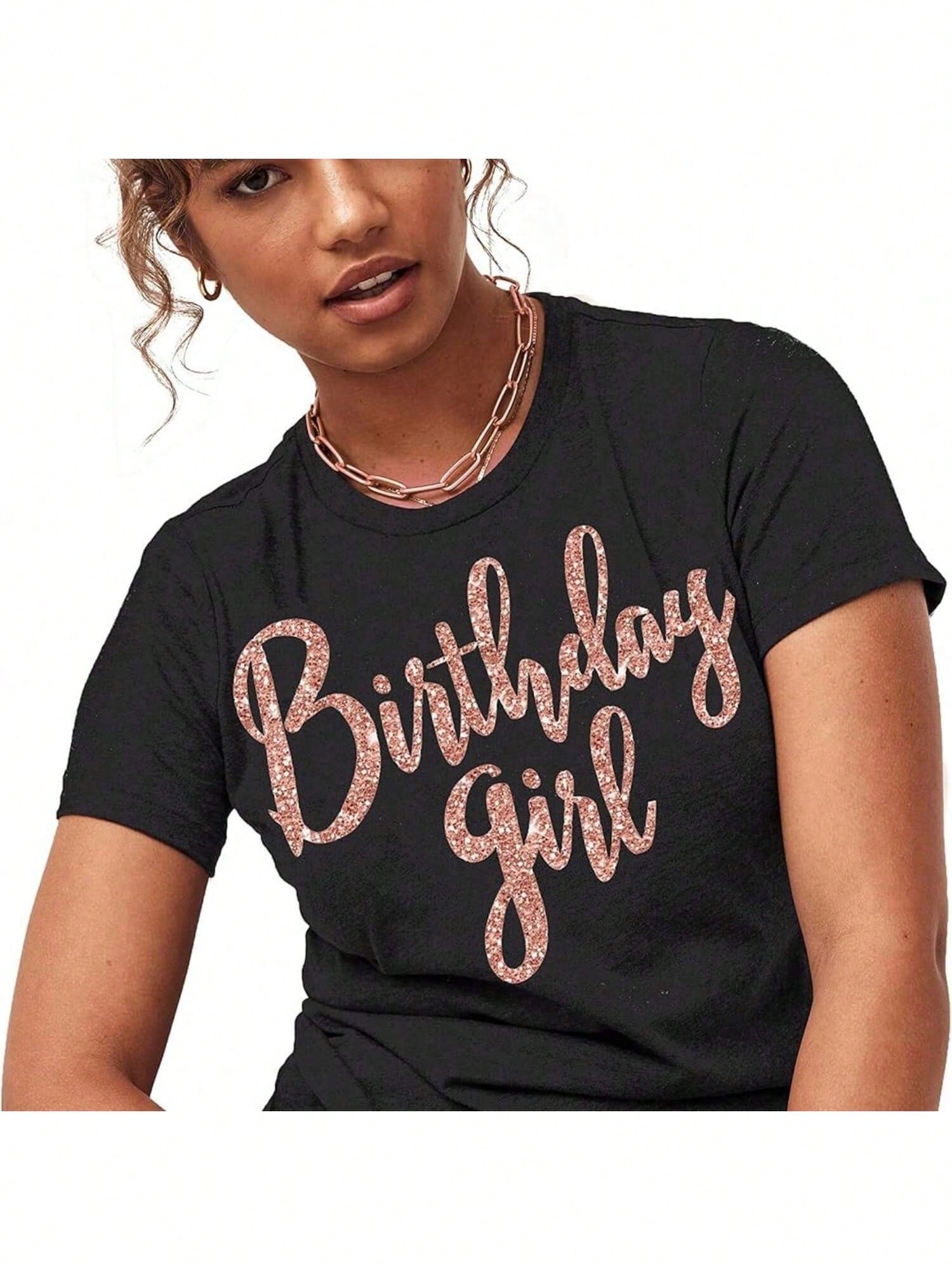 Birthday Shirt For Women - Birthday Shirts - Rose Gold Birthday Girl Shirts For Women S разноцветный