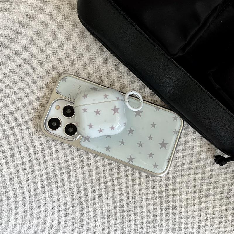 The niche blue-gray star AirPods Pro1 earphone case is compatible with Apple's 1st/1st/1st generation wireless Bluetooth protective cases