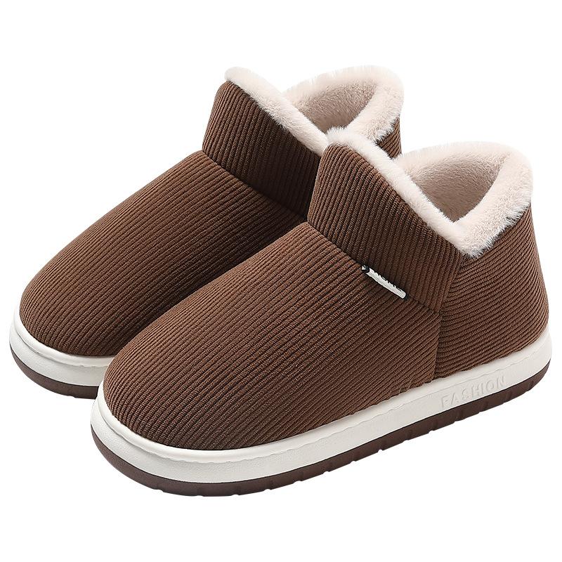 Cotton Slipper Bag Heel Winter Non-slip Indoor Home Home Thick-soled Plush Elderly Cotton Shoes Winter