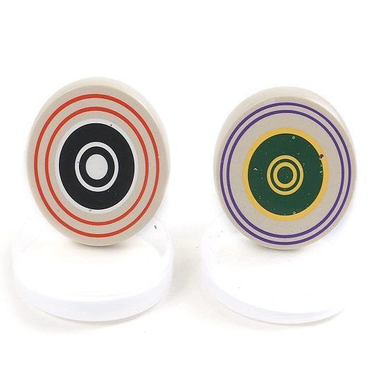 

Printed Designer White Pool Ball Strikers For Carrom Set Of 2