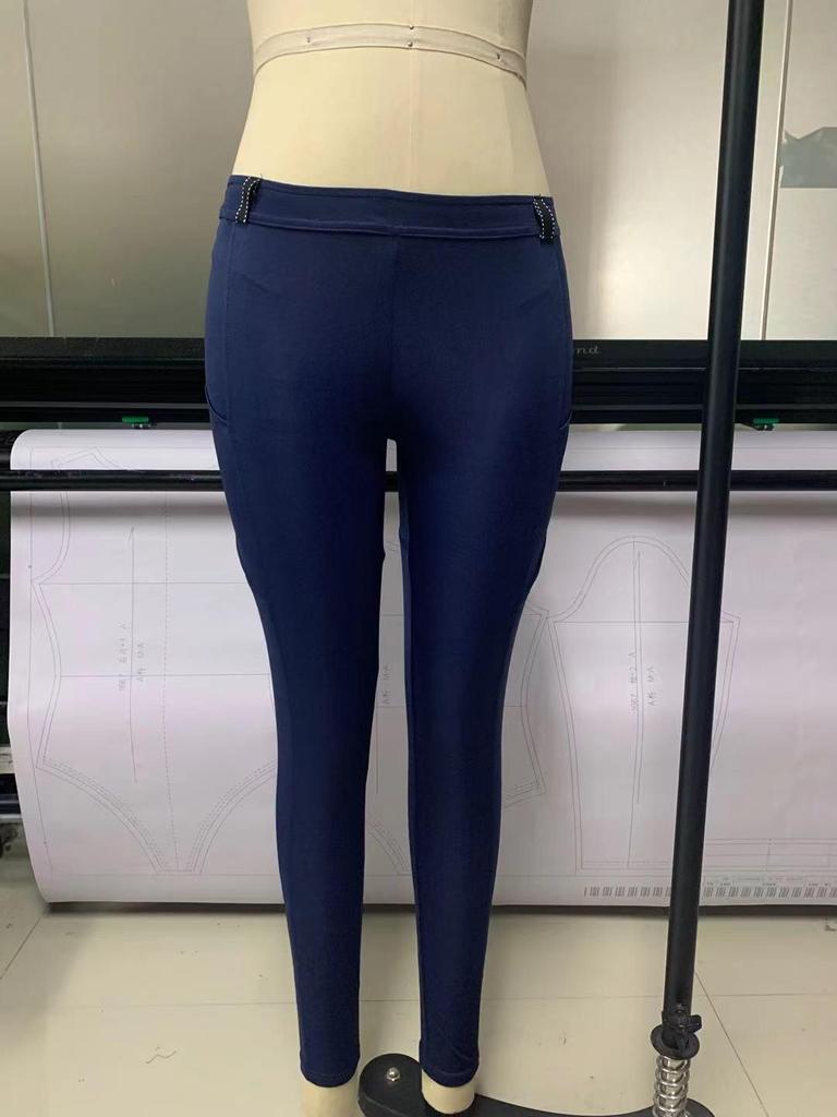 European Aristocratic Elastic Equestrian Pants - Women's Casual Hip-lifting Design