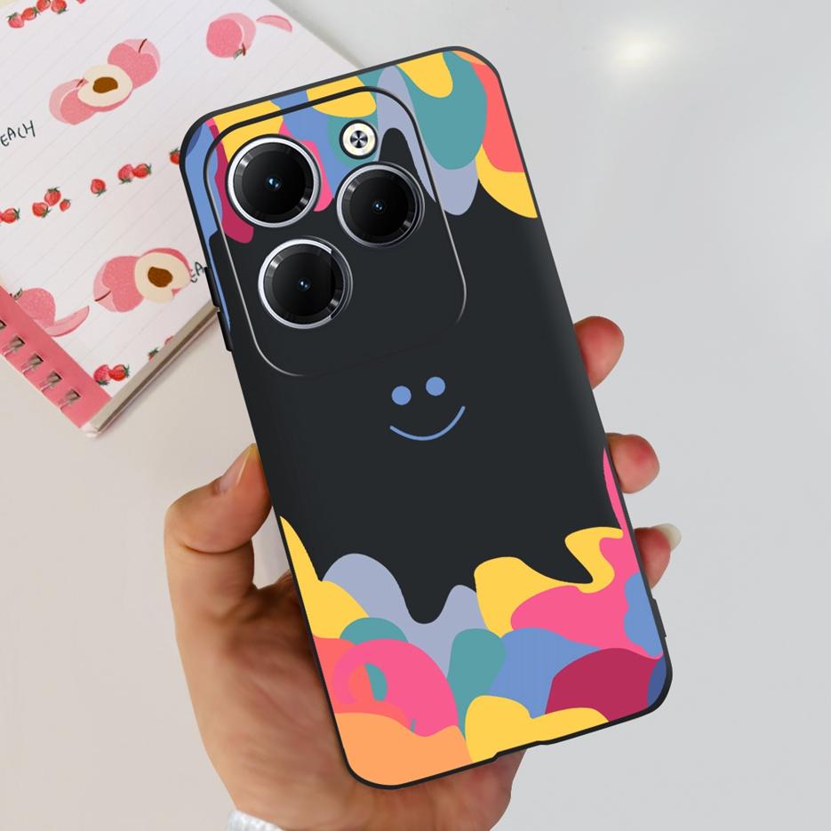 For Infinix Hot 40 Pro Case X6837 Cute Fashion Cover Soft Silicone Phone Case For Infinix Hot 40i Hot40 Pro Hot40i Fundas Bumper