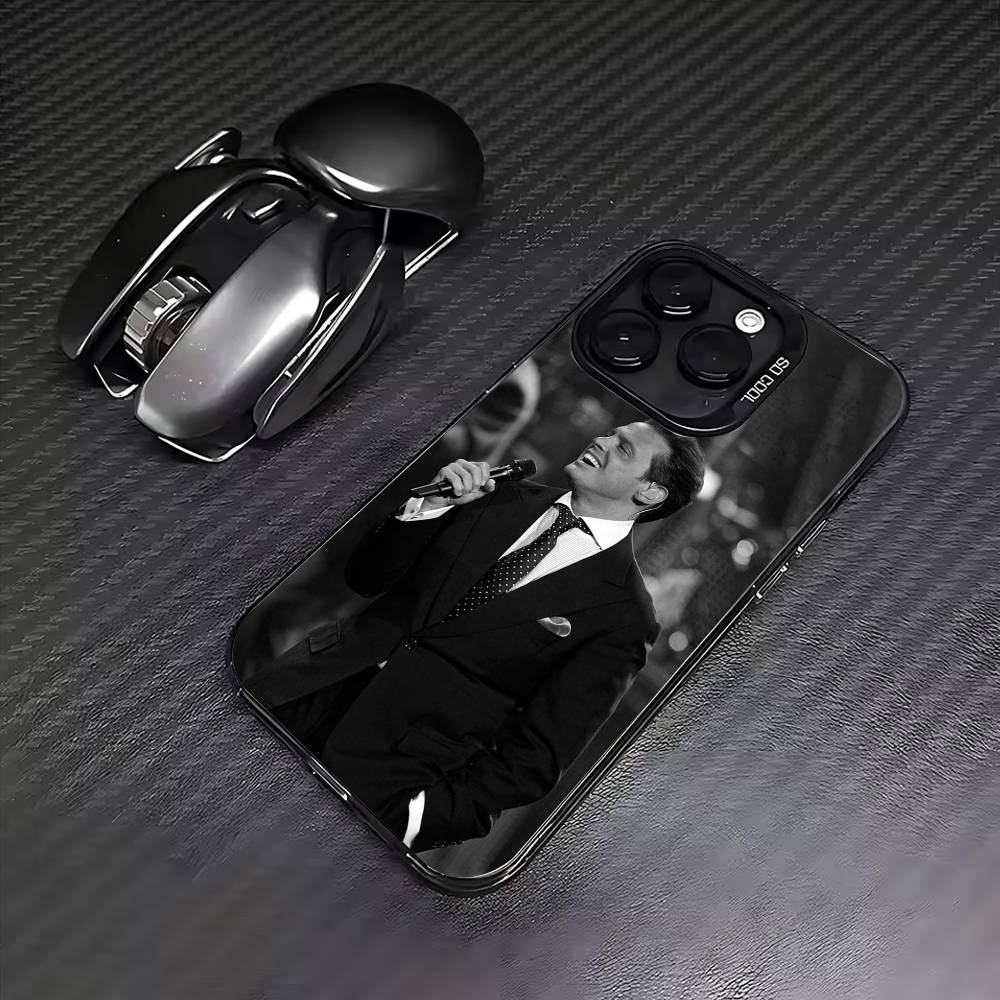 L-Luis M-Miguel Mexico Singer Colorful Silver Back Phone Case For IPhone 17 16 15 14 13 12 11 Plus Pro Max Plus