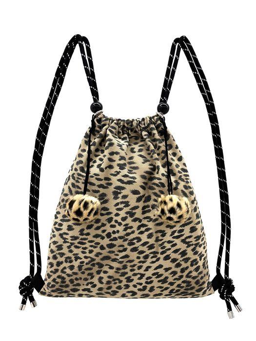 

OTHER-worldly Fur Pompoms Gym Sack [Brown Leopard] FREE