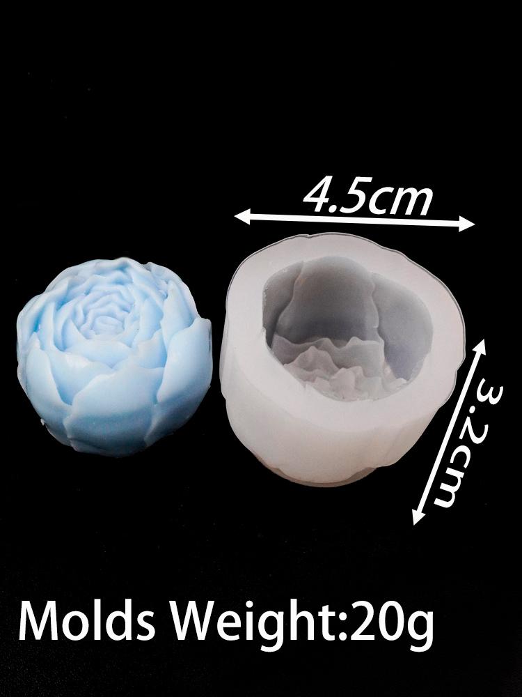 

Small Flower Series Silicone Candle Mold 3D Rose Peony Soap Chocolate Cake Baking Tools DIY Aromath Gypsum Resin Craft Molds